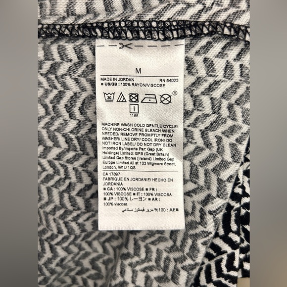 Gap Herringbone Pattern Blouse - Picture 4 of 5